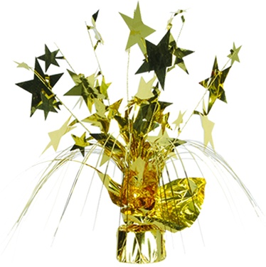 [57919-GD] Star Gleamin' Spray Centerpiece, 28cm