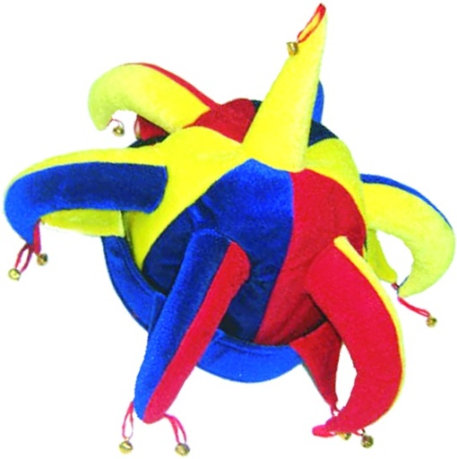 [SH9024RYB64] Horned Jester Hat