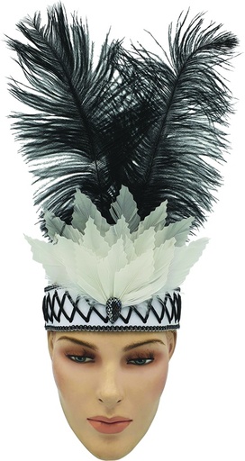 [LG012] Feather Headdress Plume Fan