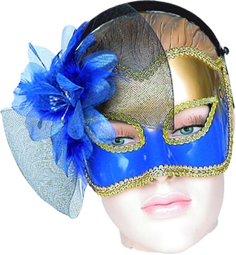 [MJ653] Feather Mask with Ribbon
