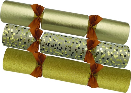 [SBC211] Classic Crackers Mixed Gold Finishes, 12"