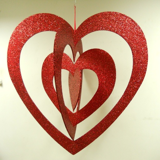 [AC447] Layered Foam Hearts, 86cm