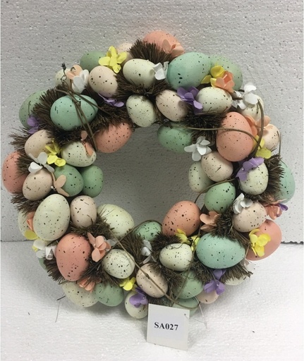 [SA030] Egg Wreath, 35cm