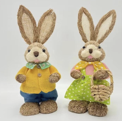 [SA072] Standing Rabbits, 35cm