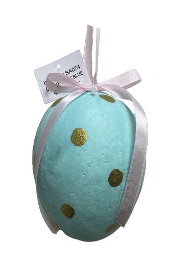 [SA074] Easter Egg Gold Speckled, 12cm