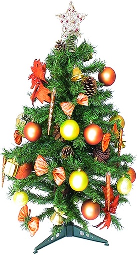 [YZ30-COGD] Decorated Mini Tree, 30"
