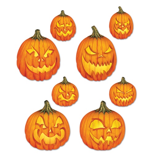 [01026] Jack O Lantern Cutouts, 35cm