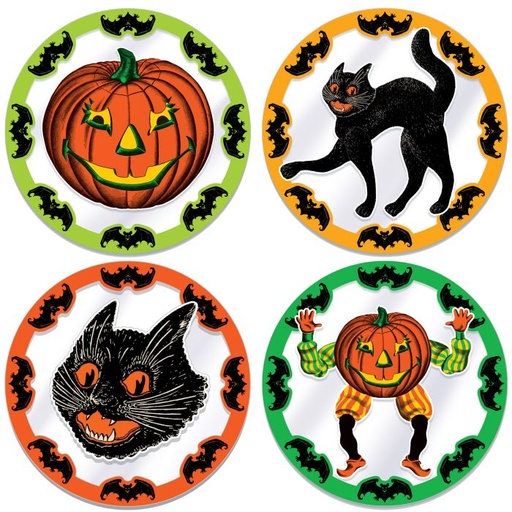 [01253] Vintage Halloween Placemats