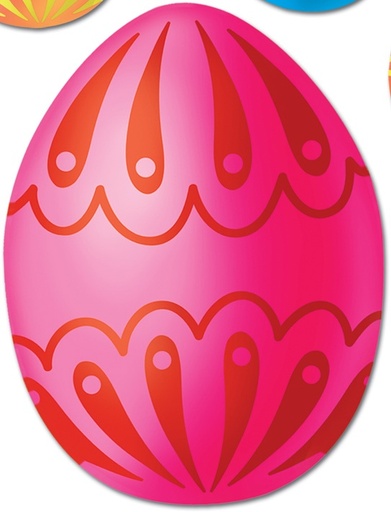 [44027] Easter Egg Cutouts, 12.7-30.5cm