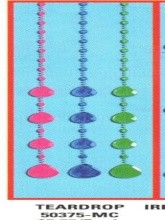 [50375-MC] Teardrop Bead Curtain