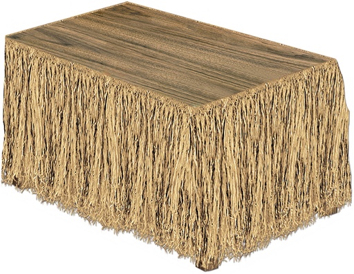 [50453] Raffia Table Skirting, 2.7m