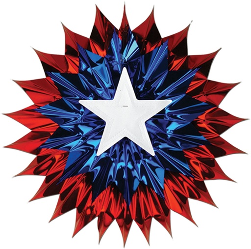 [50518-RWB] Patriotic Fan Burst