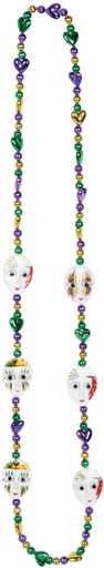[50584] Mardi Gras Mime Beads, 1m