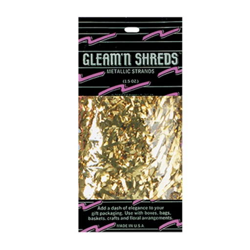[50601-GD] Gleam 'N Shreds Metallic Strands, 42g
