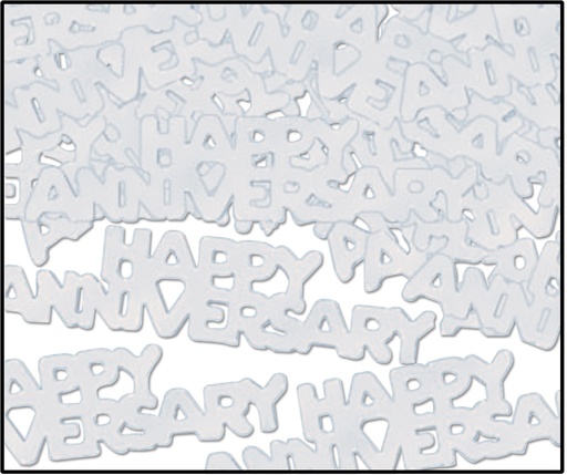[50648-S] Anniversary Word Confetti, 14g