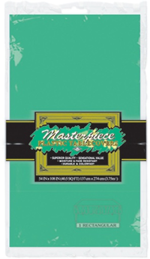 [50940-G] Plastic Rectangular Tablecover, 2.7m