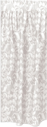 [50951] Plastic Table Skirting Lace Effect, 4.2m