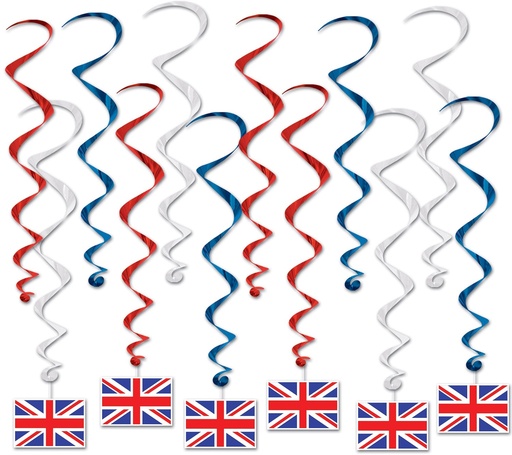 [53660] British Flag Whirls, 44 to 78cm