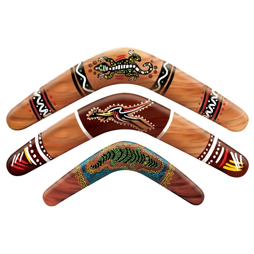 [54335] Boomerang Cutouts, 55cm