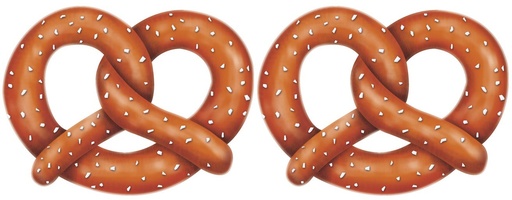 [54367] Pretzel Cutouts, 28cm