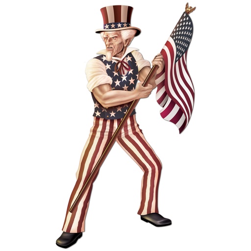 [54524] Jointed Uncle Sam, 168cm