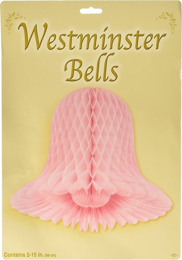 [55015-C] Westminster Petal Honeycomb Bells, 38cm