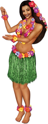[55130] Jointed Hula Girl, 96cm