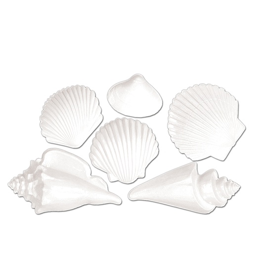 [55175] Plastic Seashells, 20 to 38cm