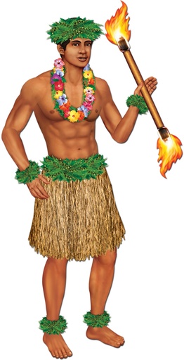 [55823] Jointed Polynesian Dancer, 96cm