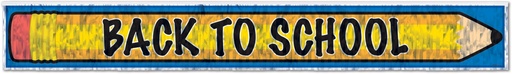 [57302] Metallic Back To School Fringe Banner