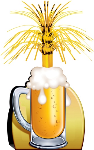 [57358] Beer Mug Centrepiece, 38cm