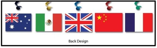 [57598] Flag Whirls, 96.5cm