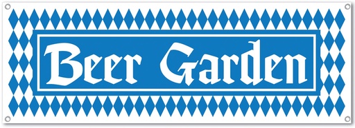[57663] Beer Garden Sign Banner, 1.5m