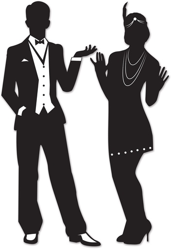 [59905] 1920s Silhouette Couple
