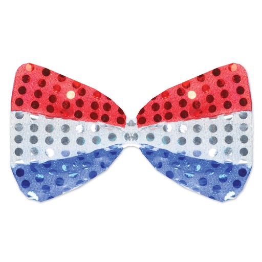 [60703-RSB] Sequin Bow Tie, 16.5cm