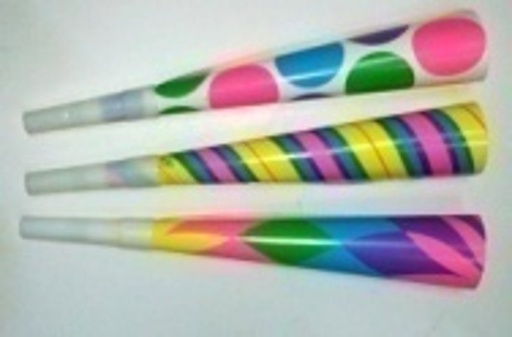 [66609-100] Printed Party Horn, 23cm