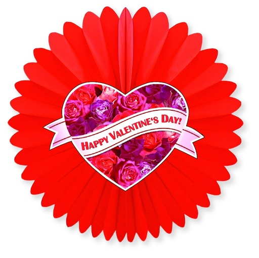 [FD41355Z] Valentine Rosette, 60cm
