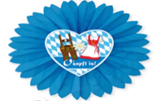 [FD41397B] Oktoberfest Fan Rosette, 60cm