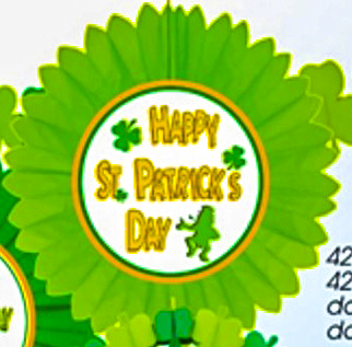 [FD42194] St Patrick's Day Rosette, 60cm