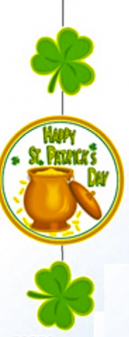 [FD79059] St. Patrick Hanging Decoration, 80cm