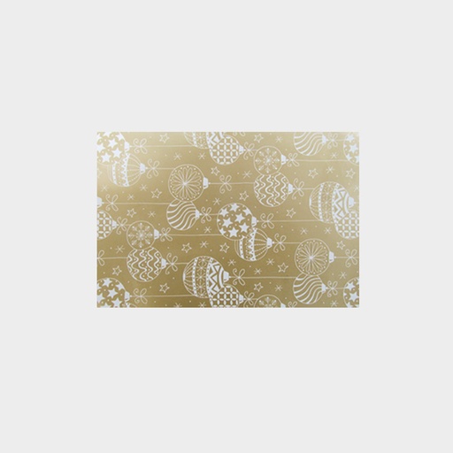 [LI025] Gift Wrap Patterned Baubles, 10m