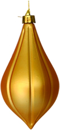 [LF093] Ribbed Finial Ornament, 12.5cm