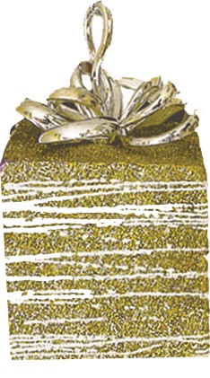 [RN158] Gift Box Ornament, 10cm