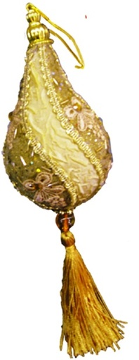 [RA020] Tasselled Panel Droplet, 10cm
