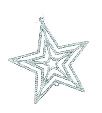 [RT130] Star Triple Nested Outline, 10.5cm