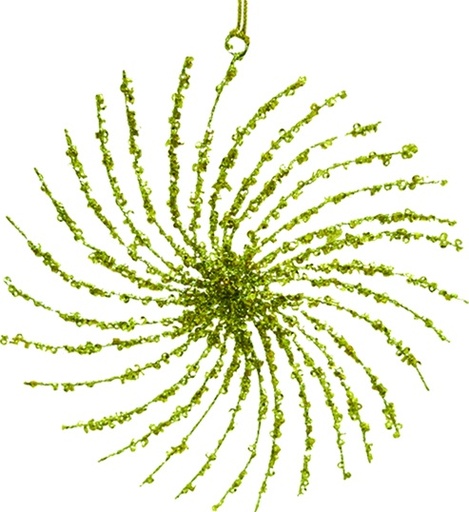 [SL070] Wire Spiral Ornament, 17cm