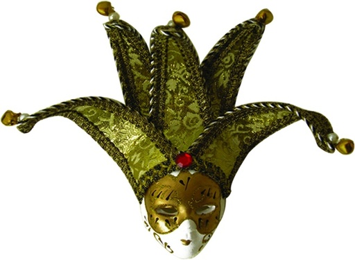 [HY2022-GD] Ceramic Jester Head, 18cm