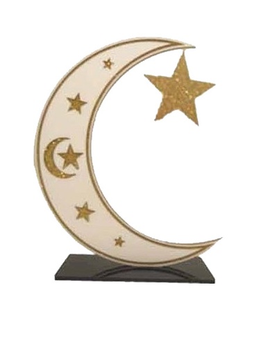 [RM134] Hanging Star Crescent Centerpiece, 20cm
