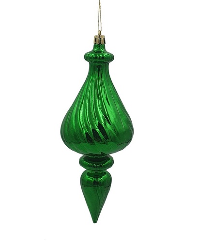 [HT021-G] Twisted Finial Gourd, 19cm