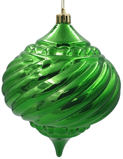[HT028-G] Matte Onion Drop Bauble, 18cm